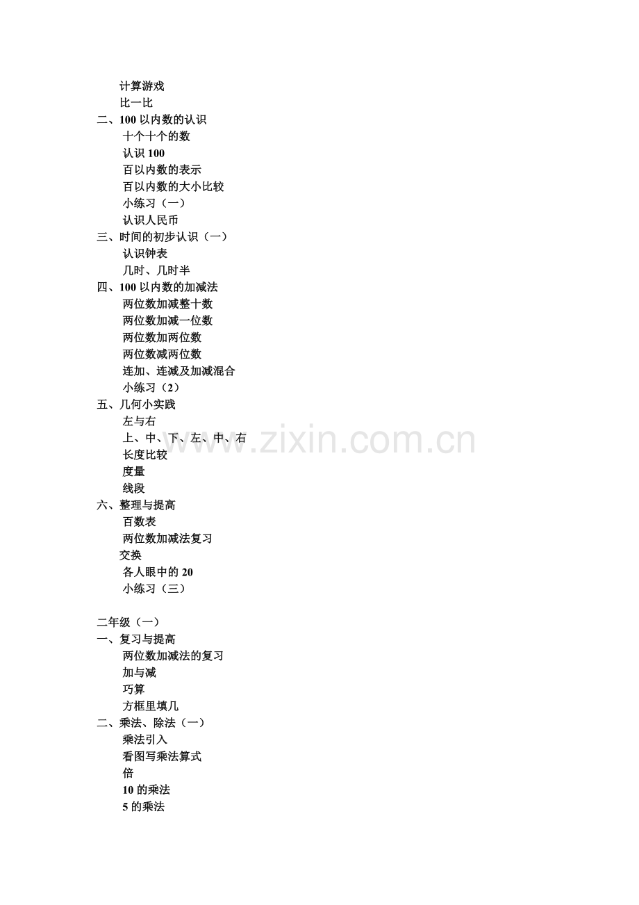 沪教版小学数学教材大纲.doc_第2页