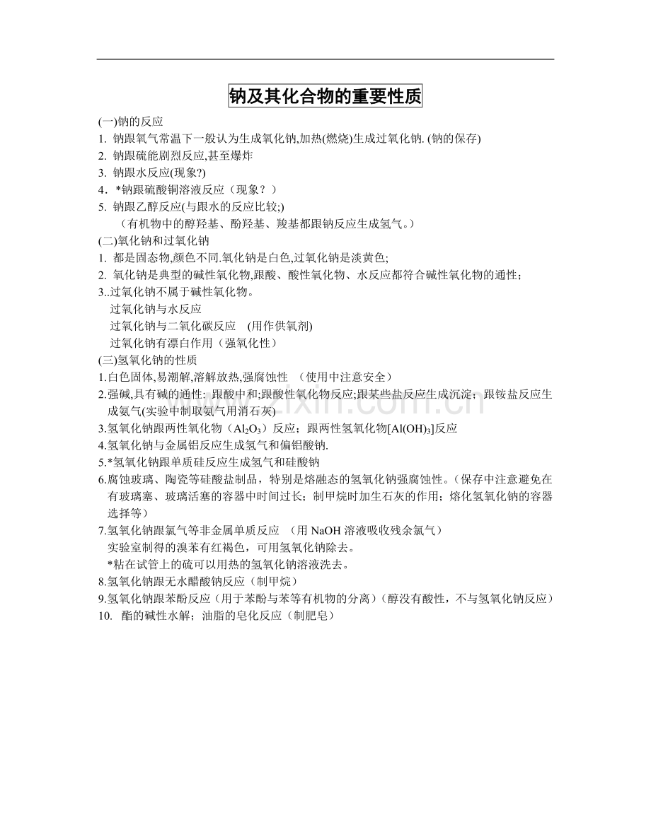 高中化学物质特点总结.doc_第2页
