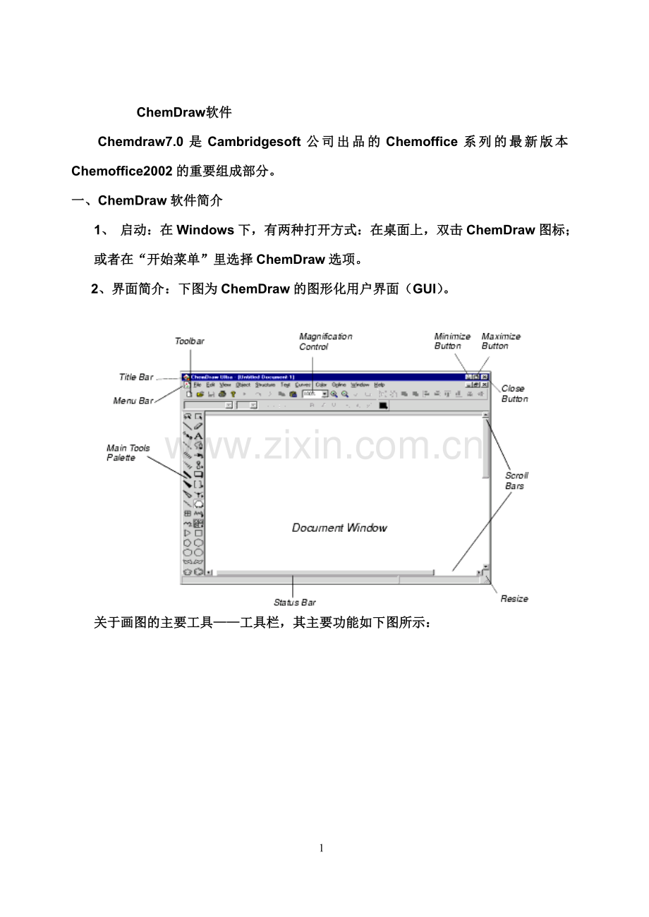 绝对实用chemdraw教程..doc_第1页