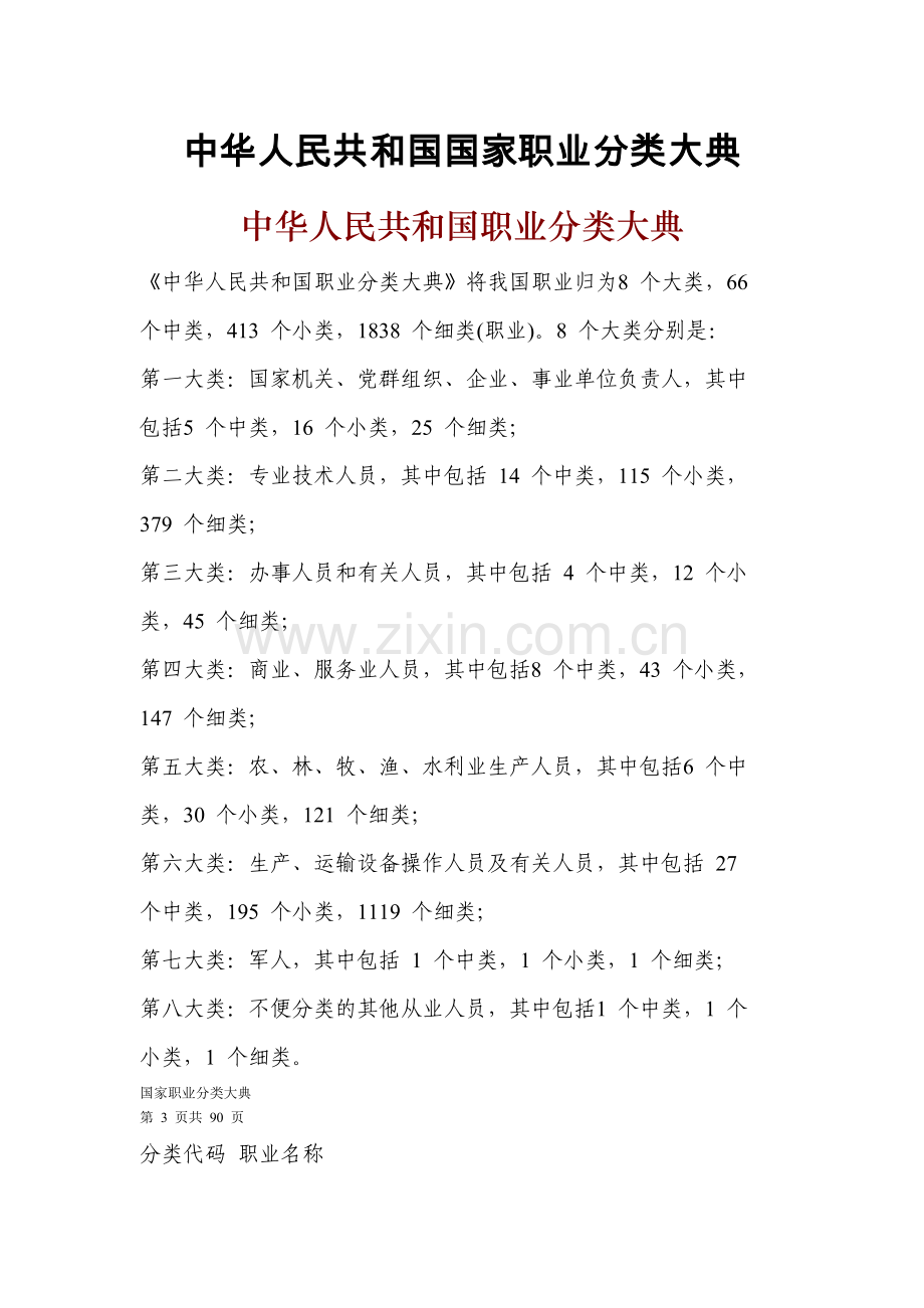 中华人民共和国国家职业分类大典(2).doc_第1页
