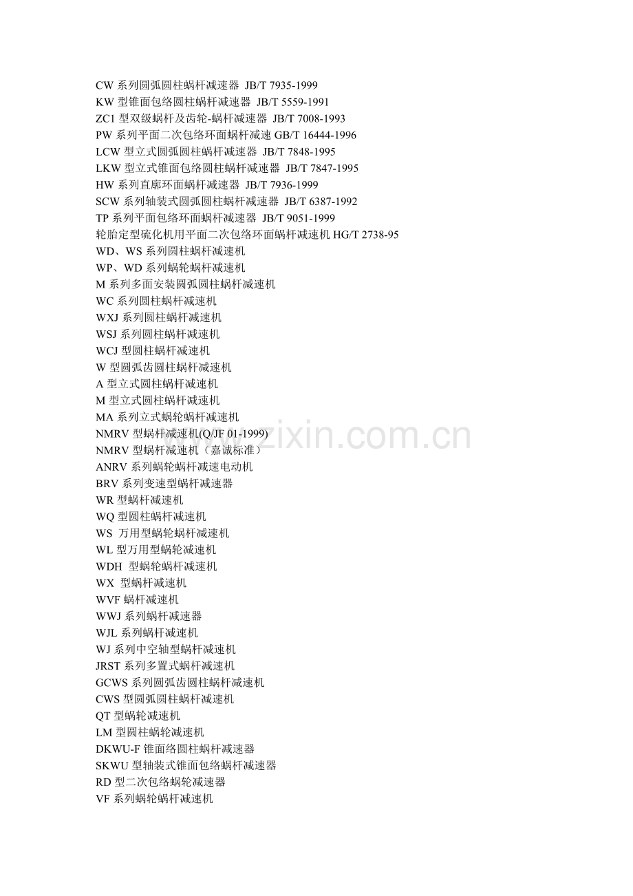 各种减速机型号.doc_第2页