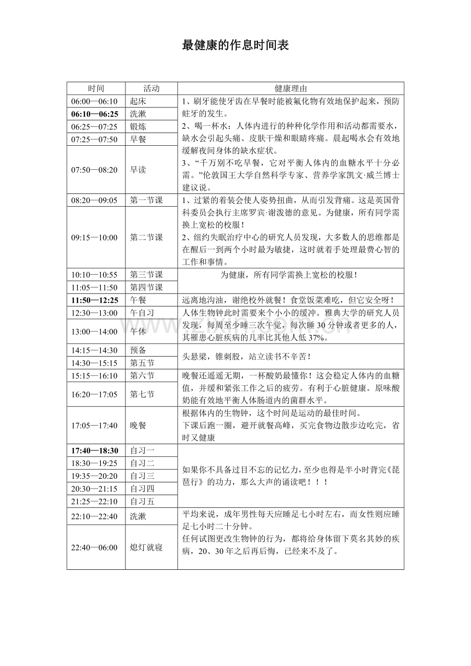 高中生作息时间表.doc_第2页
