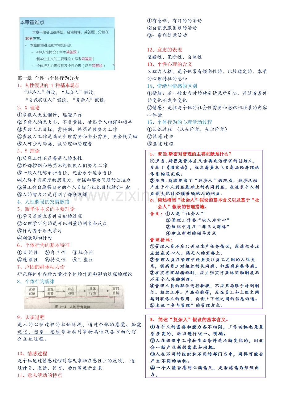 00152组织行为学--各章提纲汇总.doc_第2页