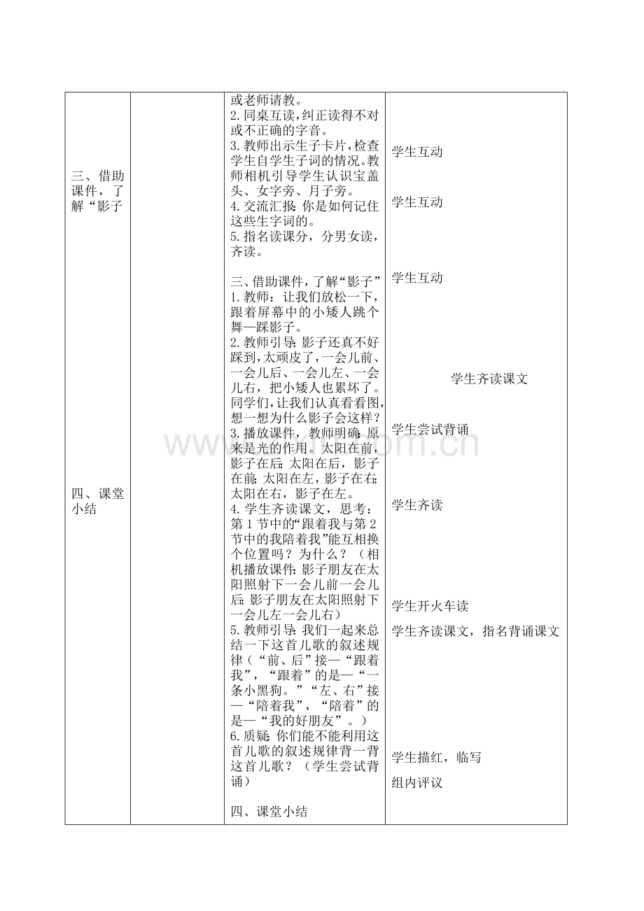 部编版小学语文一年级上册影子名师教案(2018年).doc_第2页