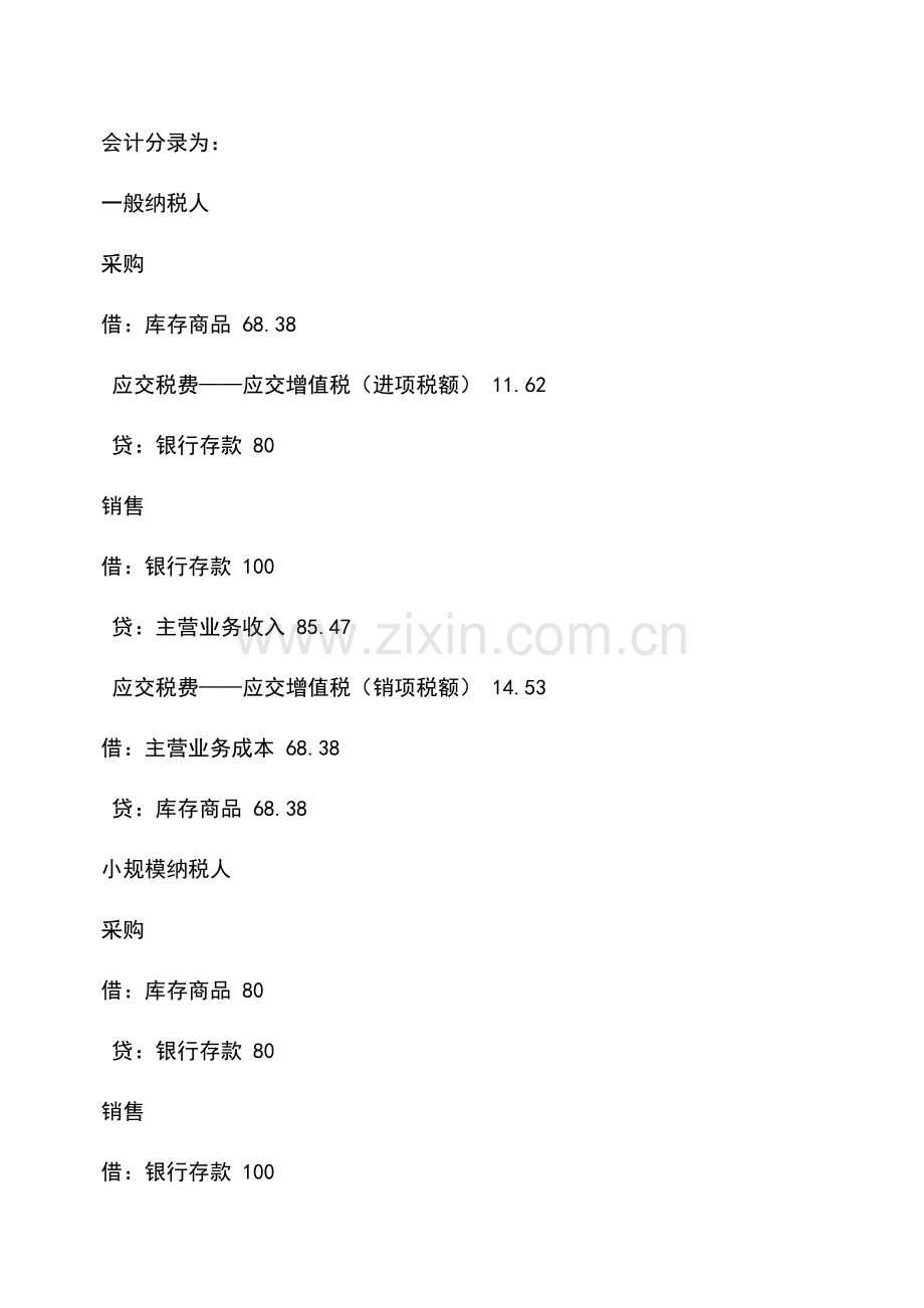 会计实务：两类增值税纳税人毛利对比.doc_第2页