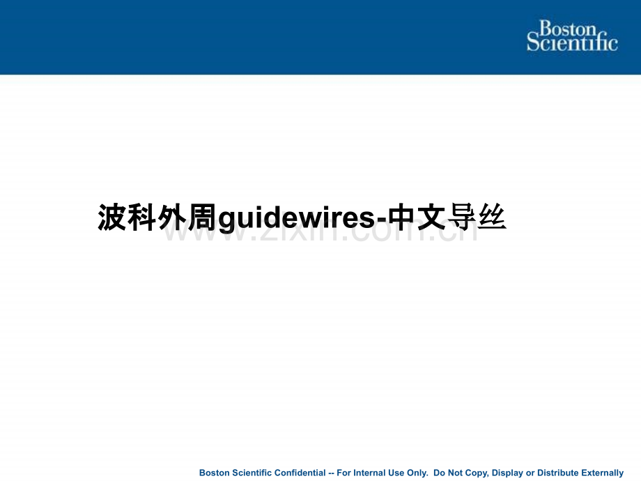 波科外周guidewires-中文导丝.ppt_第1页