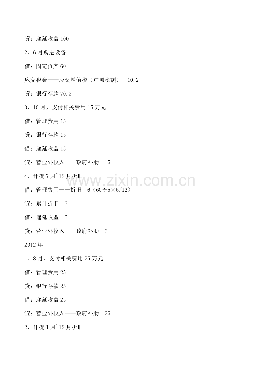 取得政府补助后会计及税务如何处理.doc_第2页