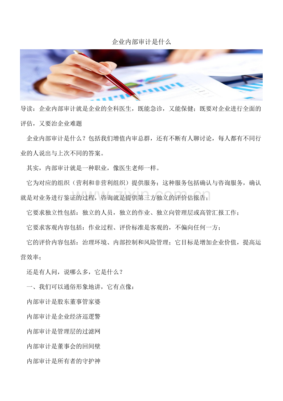 企业内部审计是什么.doc_第1页