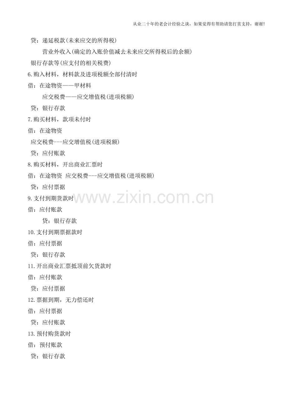 制造企业供应过程业务的核算会计分录【会计实务经验之谈】.doc_第2页