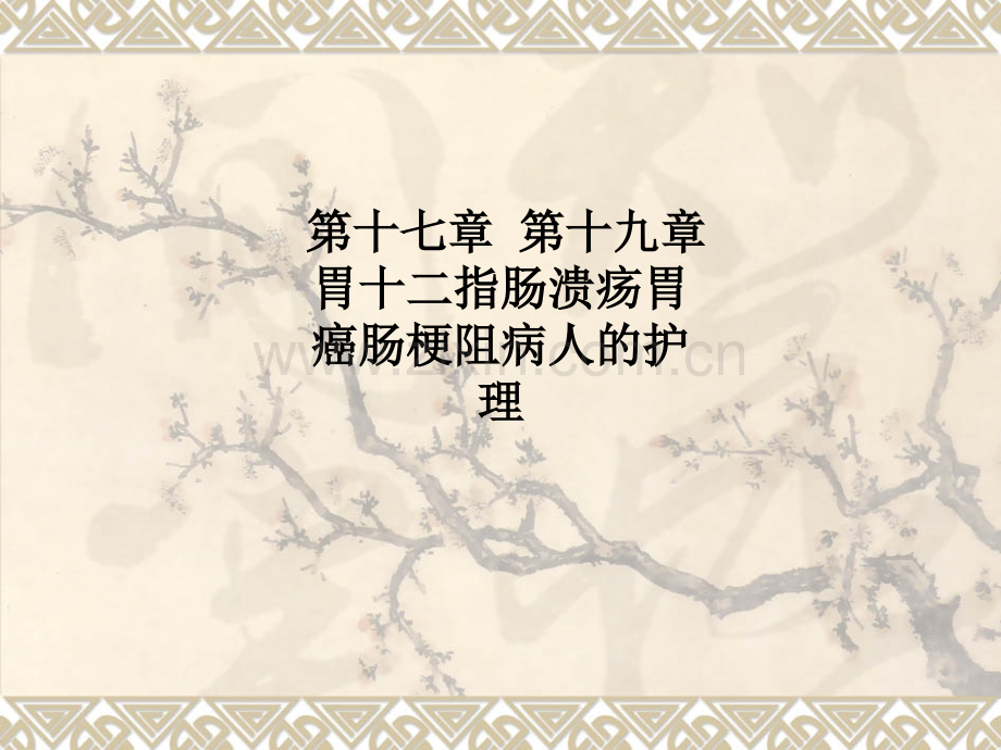 第十七章-第十九章胃十二指肠溃疡胃癌肠梗阻病人的护理.ppt_第1页