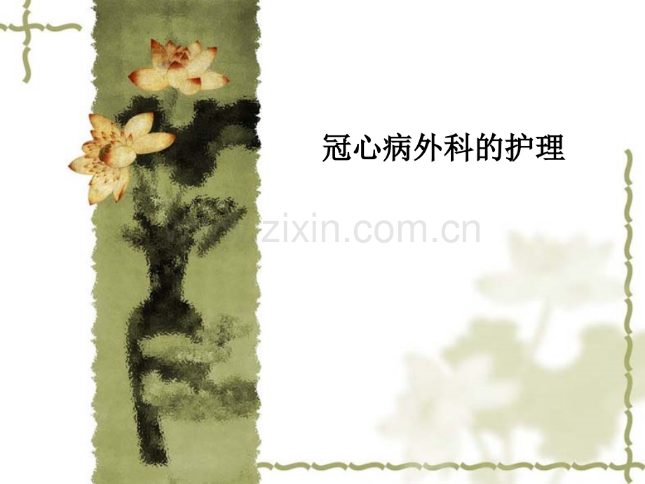 冠心病外科的护理.ppt_第1页
