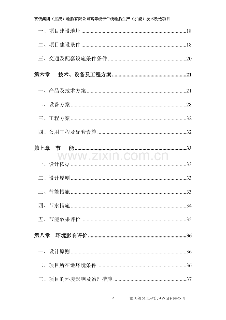 高等级子午线轮胎生产扩能正文技术改造项目申请立项可行性研究报告.doc_第2页