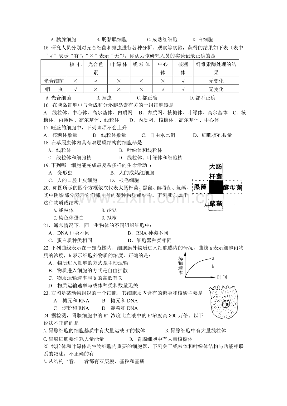 高生物轮检测试题.doc_第2页