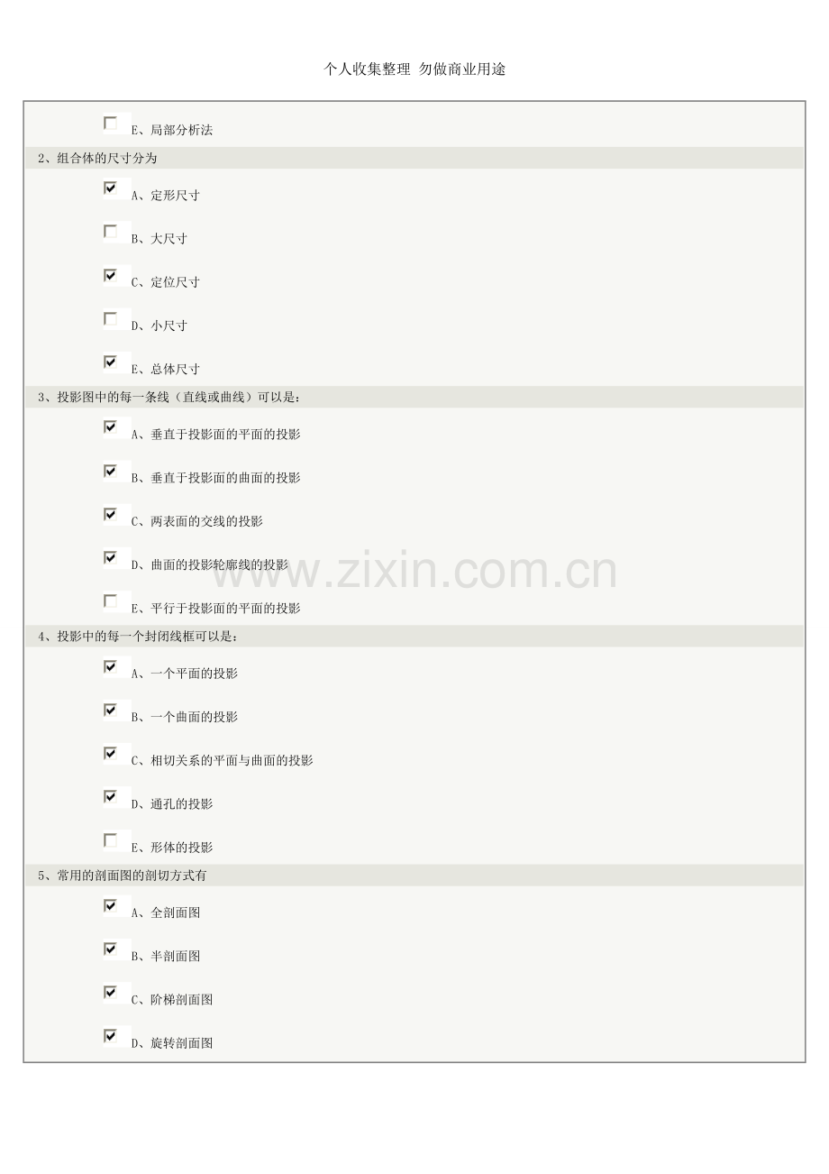 郑大远程教育建筑制图在线测试第7章.doc_第2页