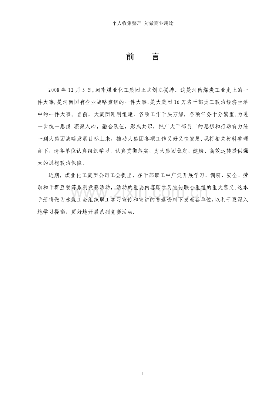 河南煤业化工集团联合重组宣传册.doc_第2页