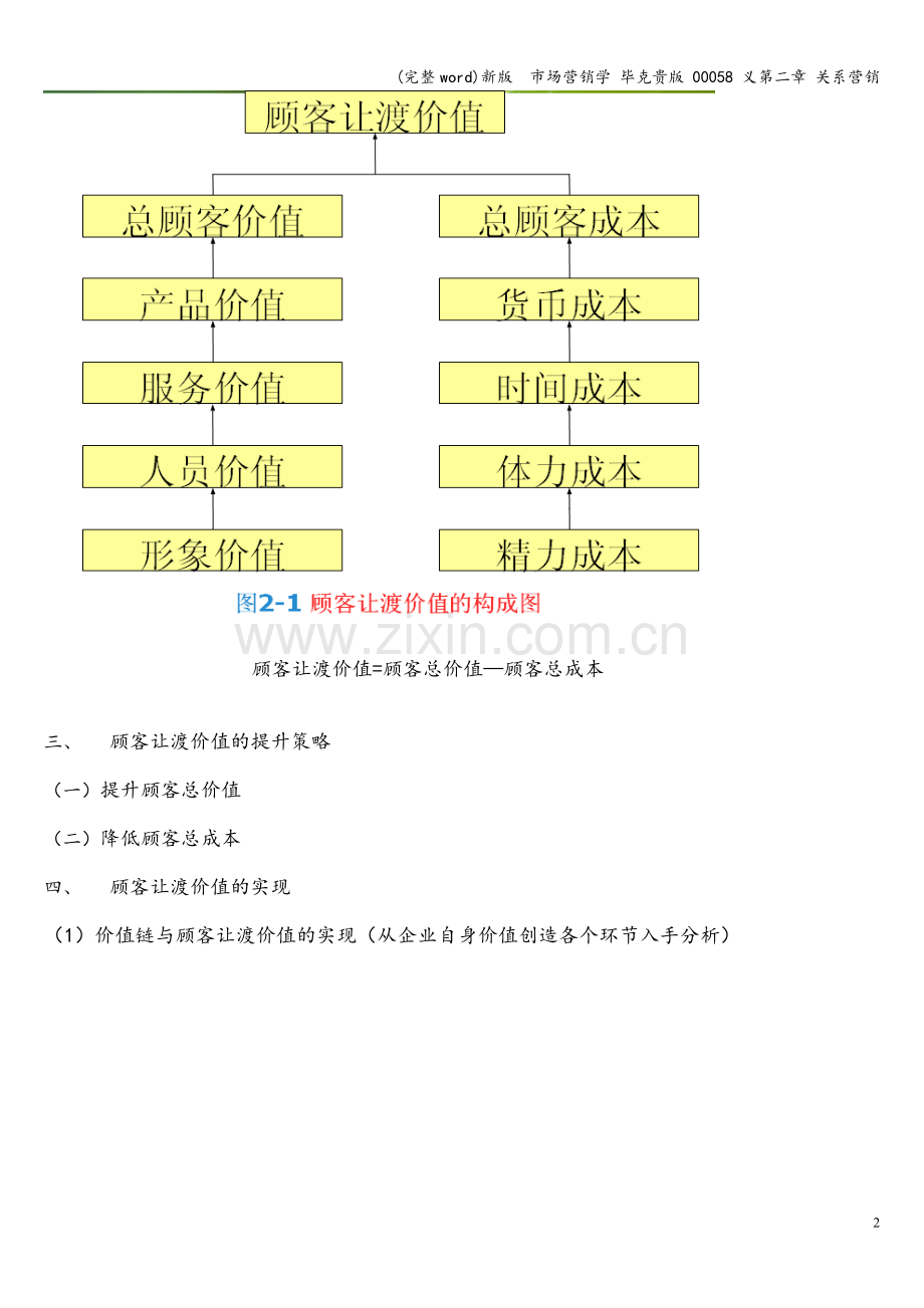 新版--市场营销学-毕克贵版-00058-义第二章-关系营销.doc_第2页