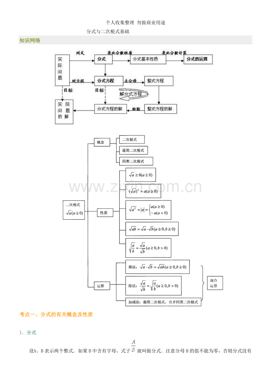 分式与二次根式基础.doc_第1页