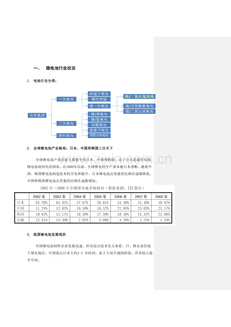 锂电池行业研究报告—高能锂锰电池.doc_第2页