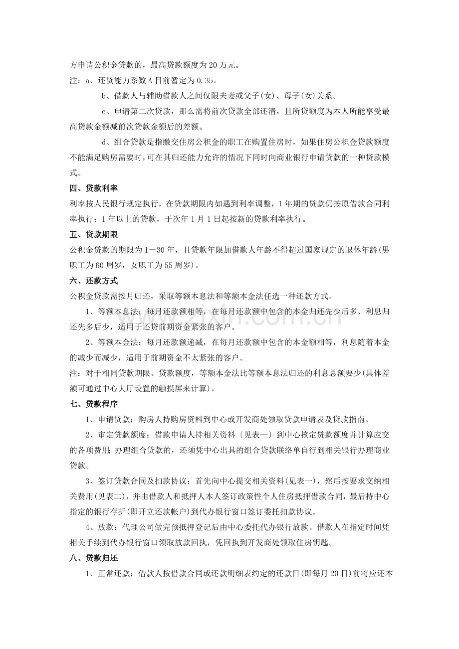 个人住房政策性公积金贷款.doc_第2页
