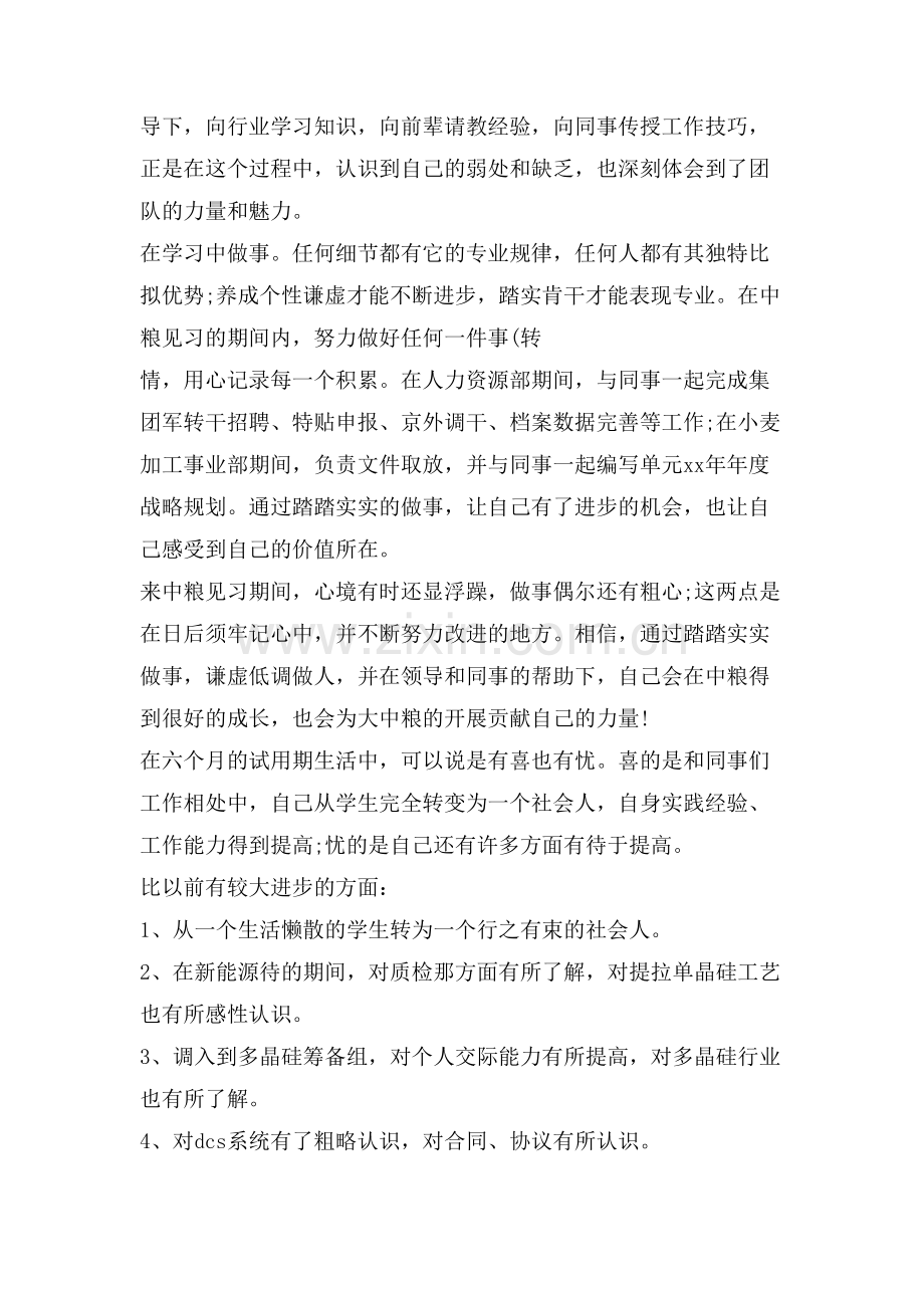 试用期员工考核自我鉴定.doc_第2页