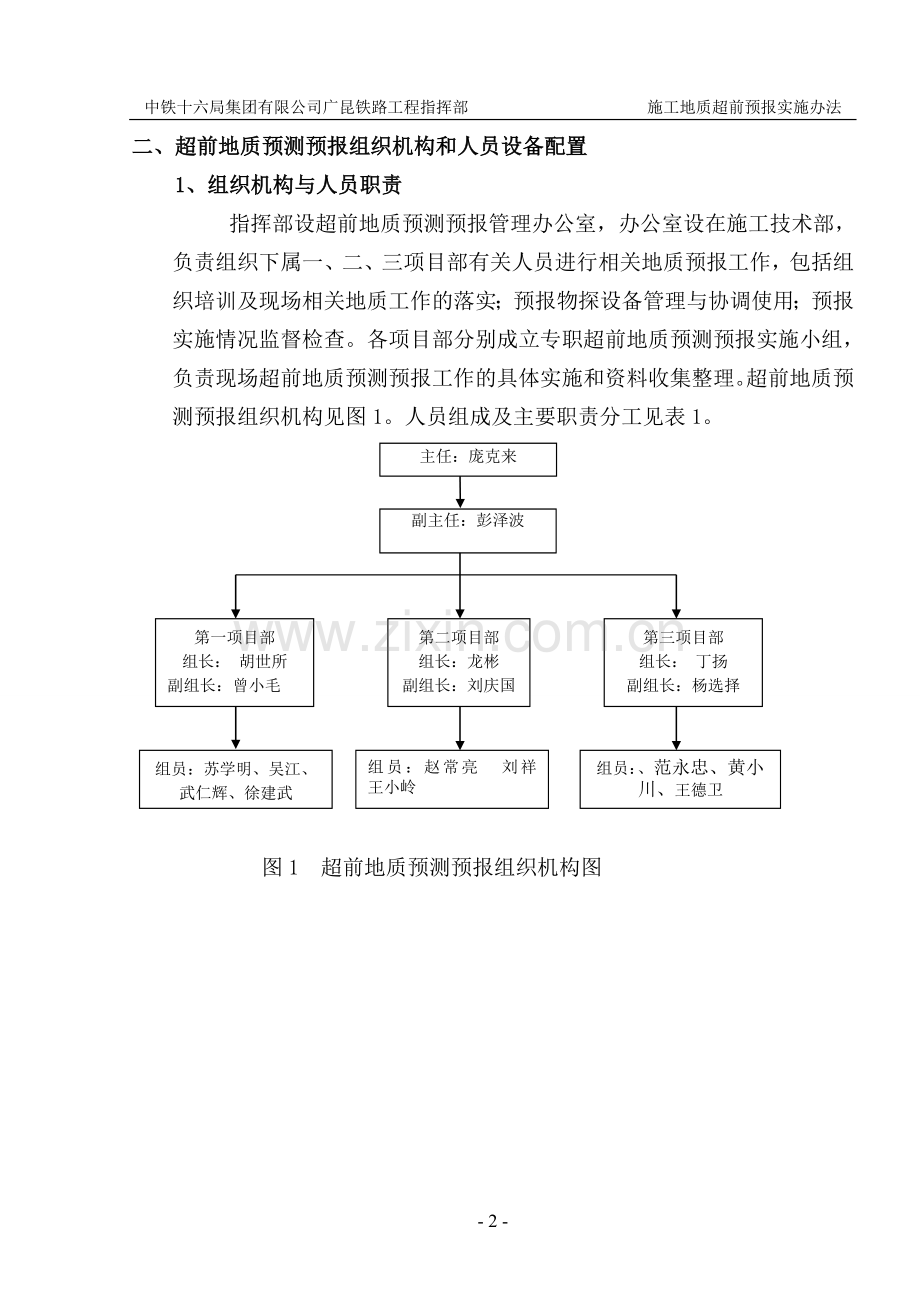 隧道施工地质预报实施方案.doc_第2页