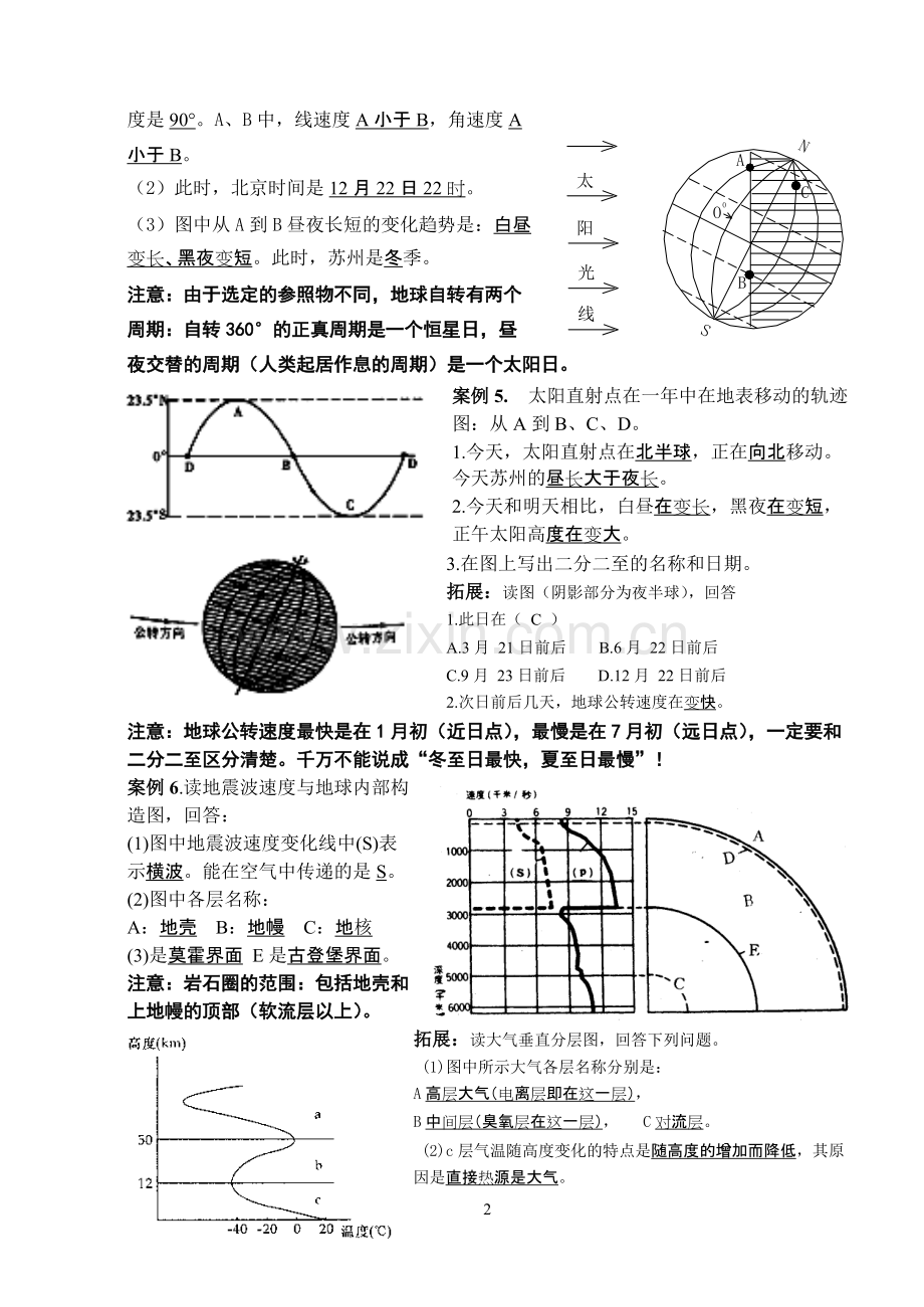 8高中地理必修1系列训练期末测试.pdf_第2页