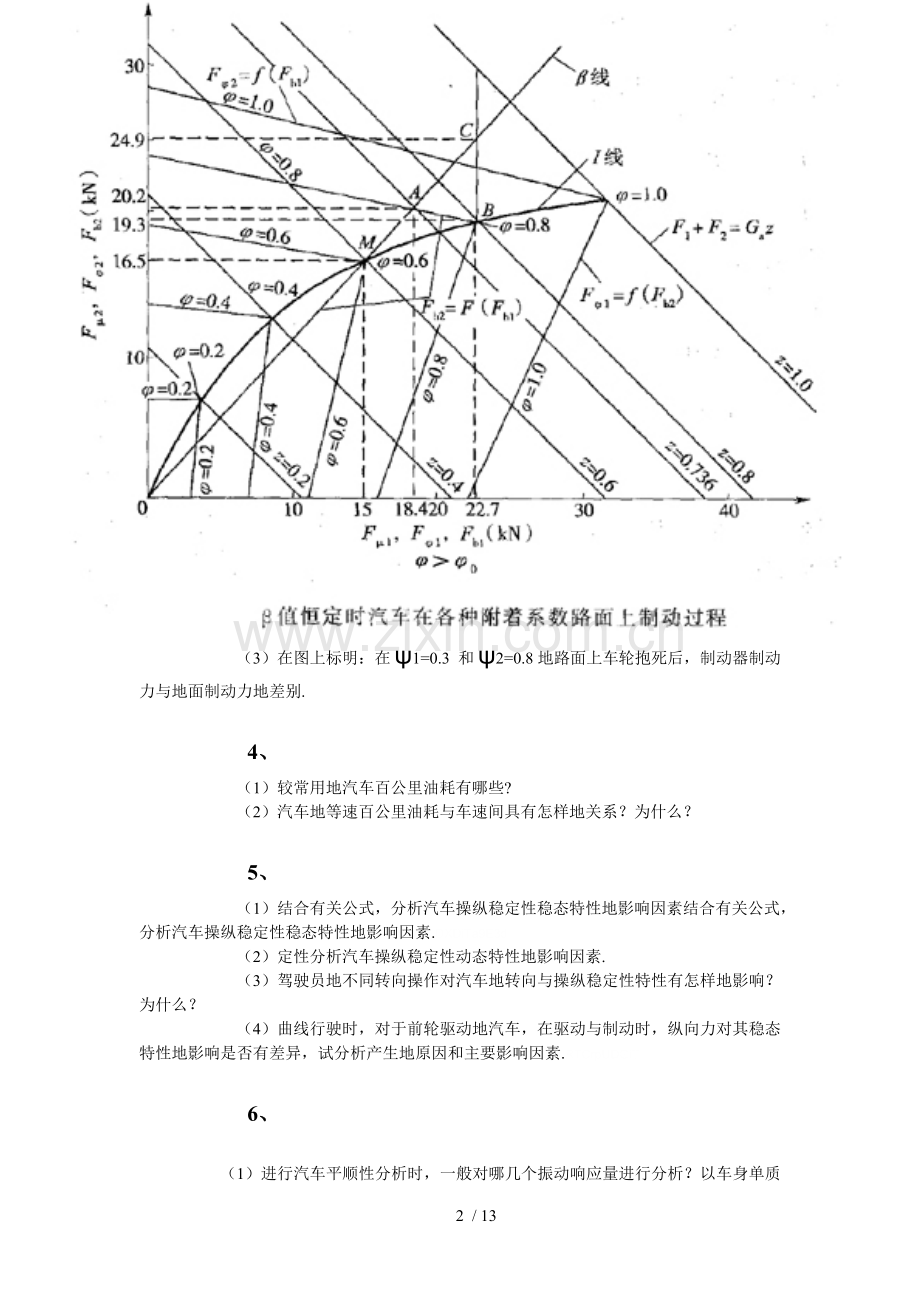 同济大学《汽车理论》期终测验考试试卷附标准答案[].doc_第2页