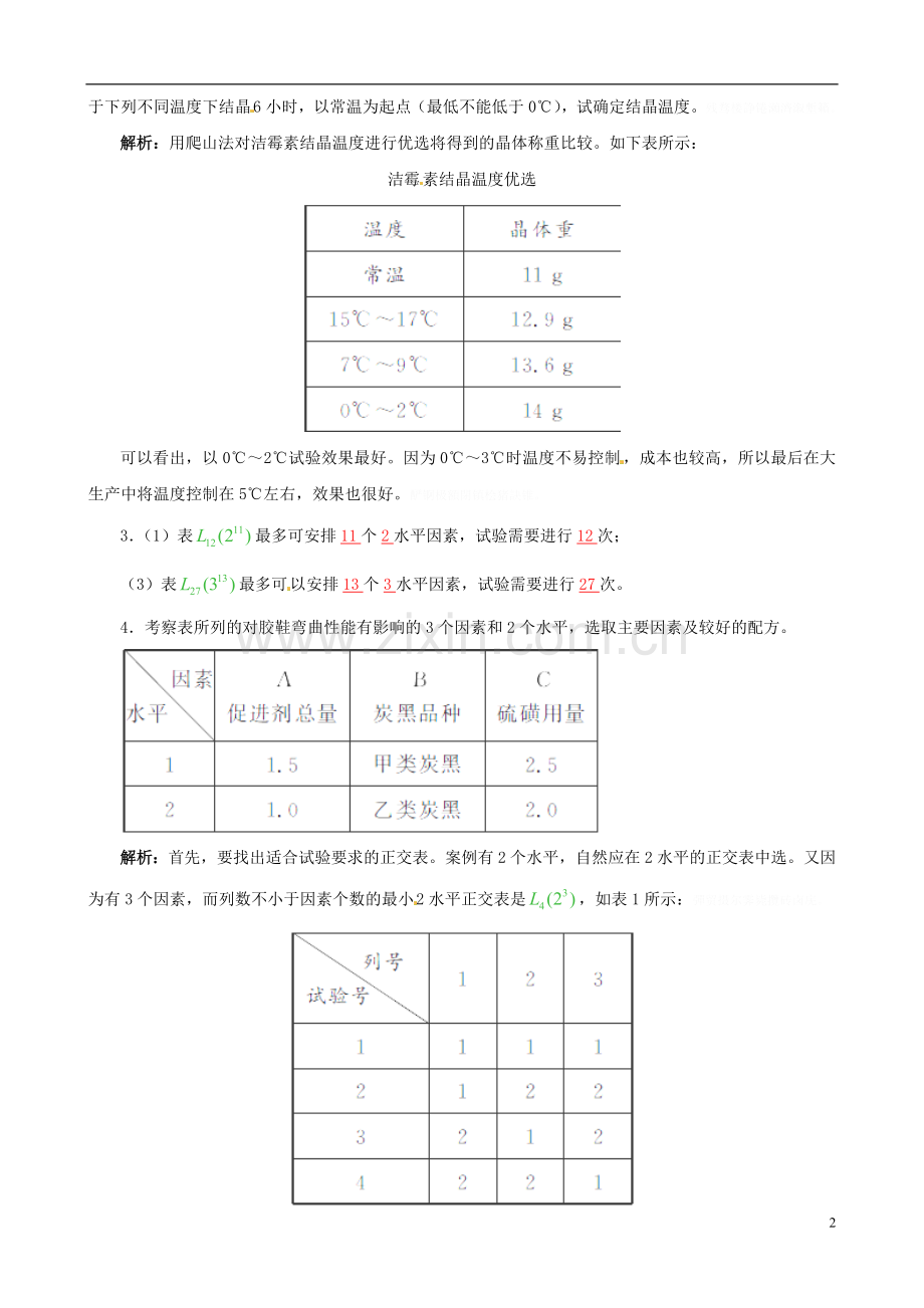 高考数学一轮复习热点难点精讲精析选修系列(：优选法与试验设计初步).doc_第2页