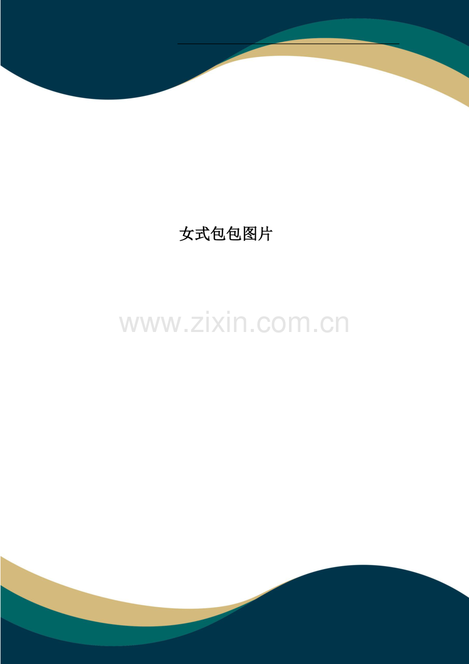 女式包包图片.docx_第1页