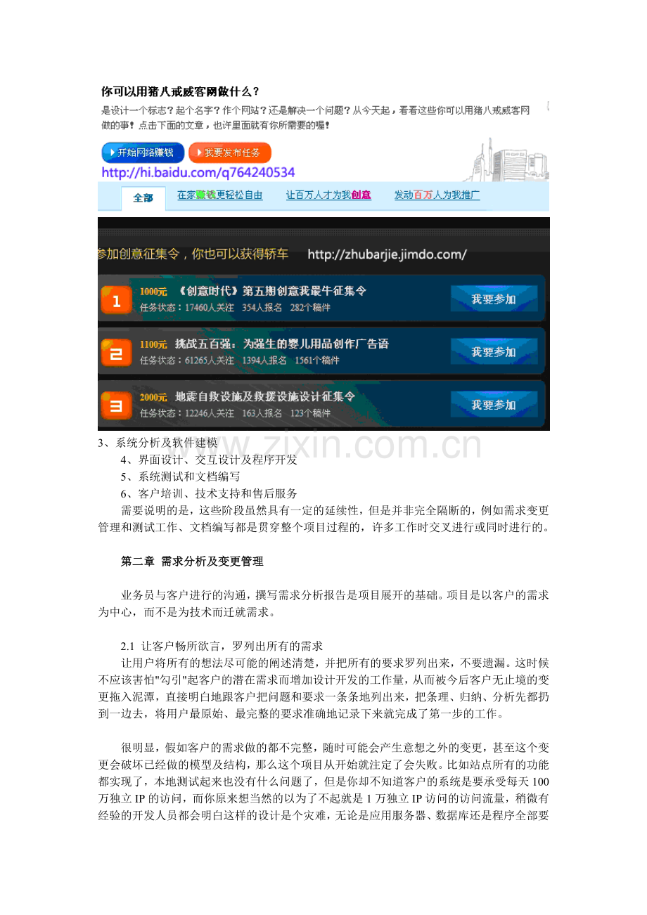 网站项目管理分析.doc_第2页