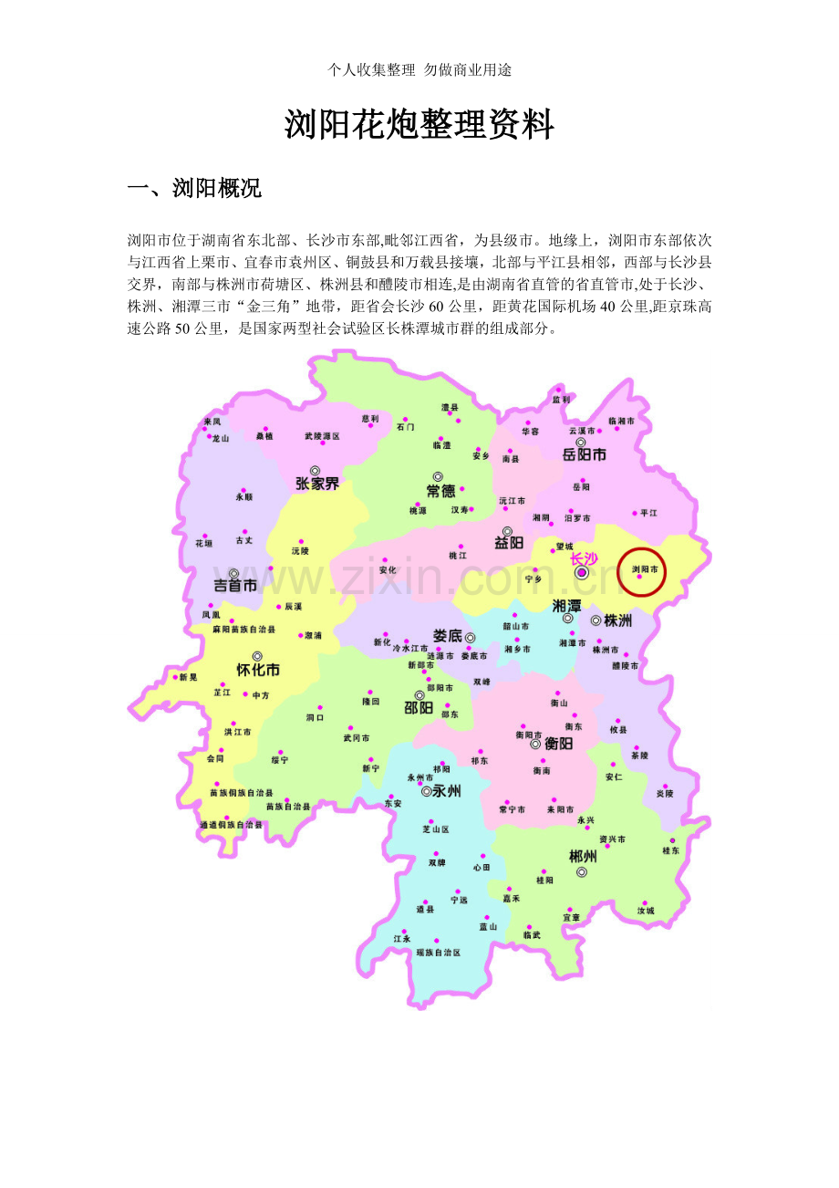 浏阳花炮产业概况及品牌营销.doc_第1页