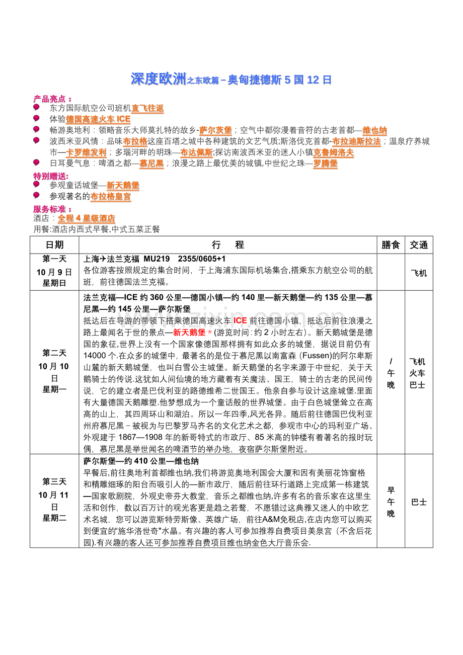 深度欧洲之东欧篇-奥匈捷德斯5国11日.doc_第1页