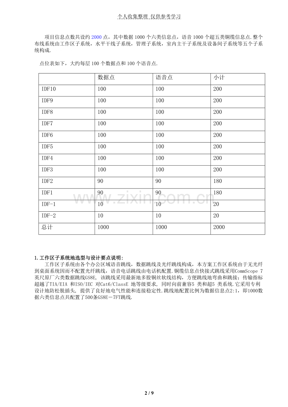 综合布线实施方案common.doc_第2页