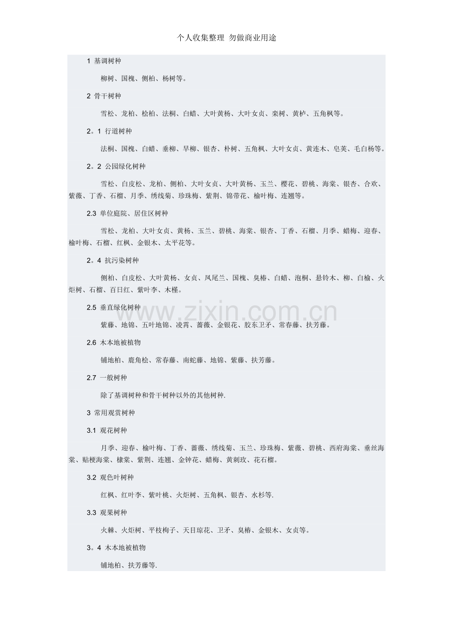 济南城市绿化主要树种.doc_第1页
