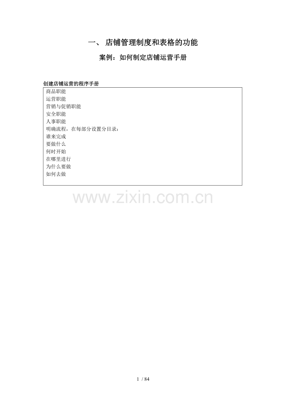 店铺管理制度和表格功能.doc_第1页