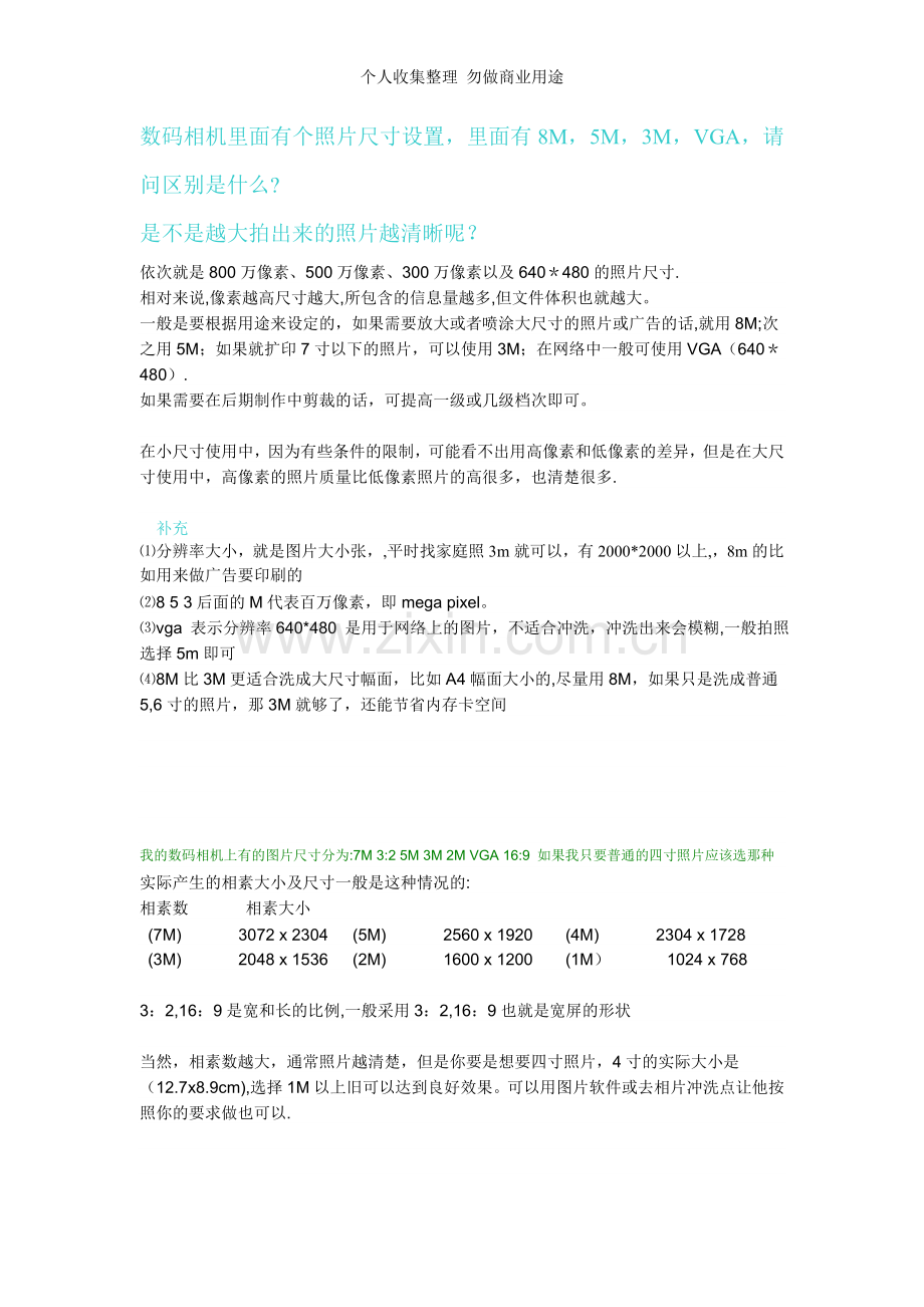 数码相机照片尺寸附带对比照片.doc_第1页