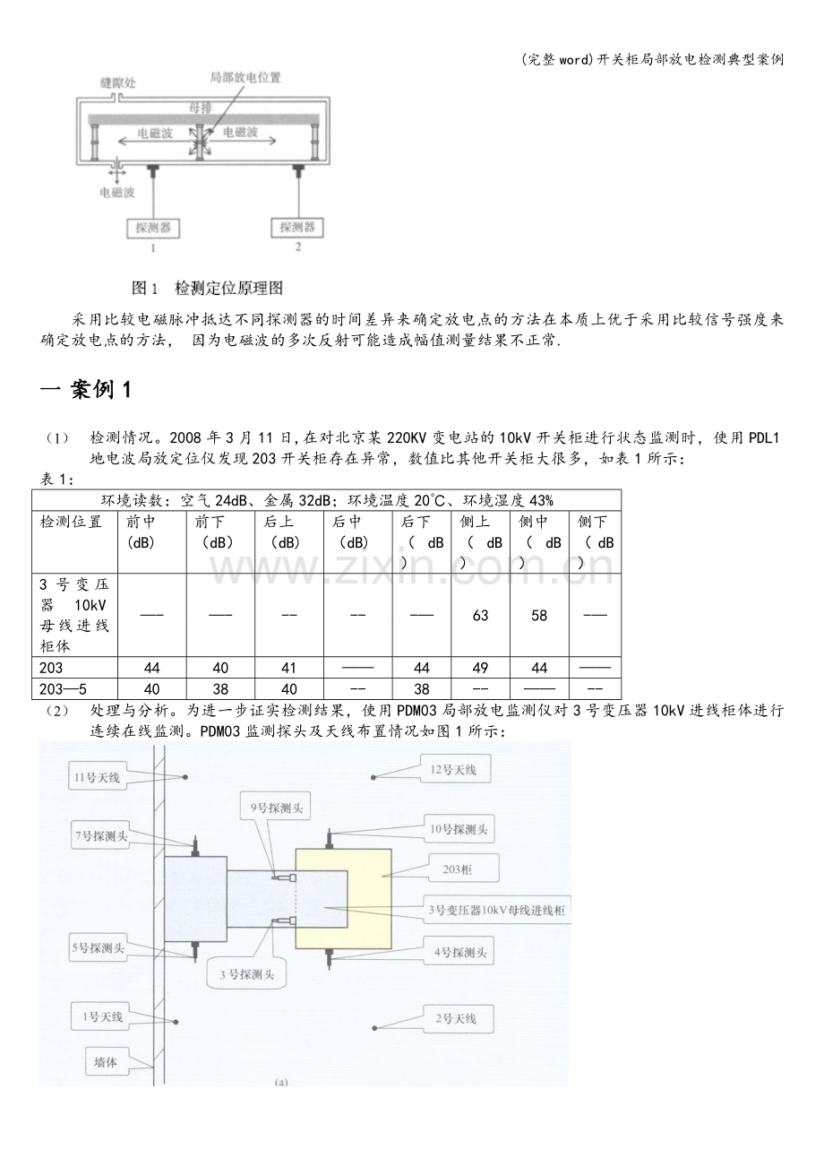 开关柜局部放电检测典型案例.doc_第2页