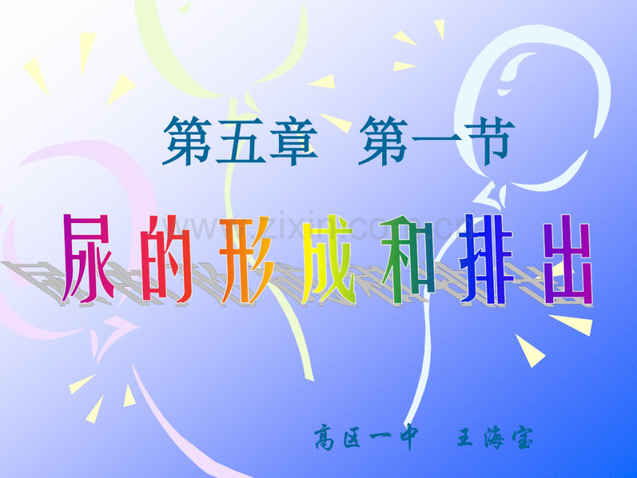 尿的形成及排出初中生物.pdf_第1页