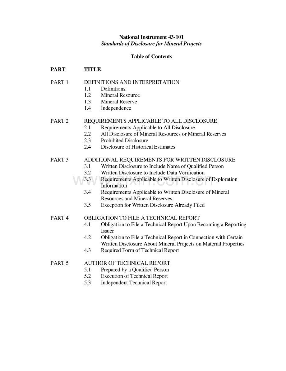 加拿大地质规范NI43-101(1).pdf_第1页