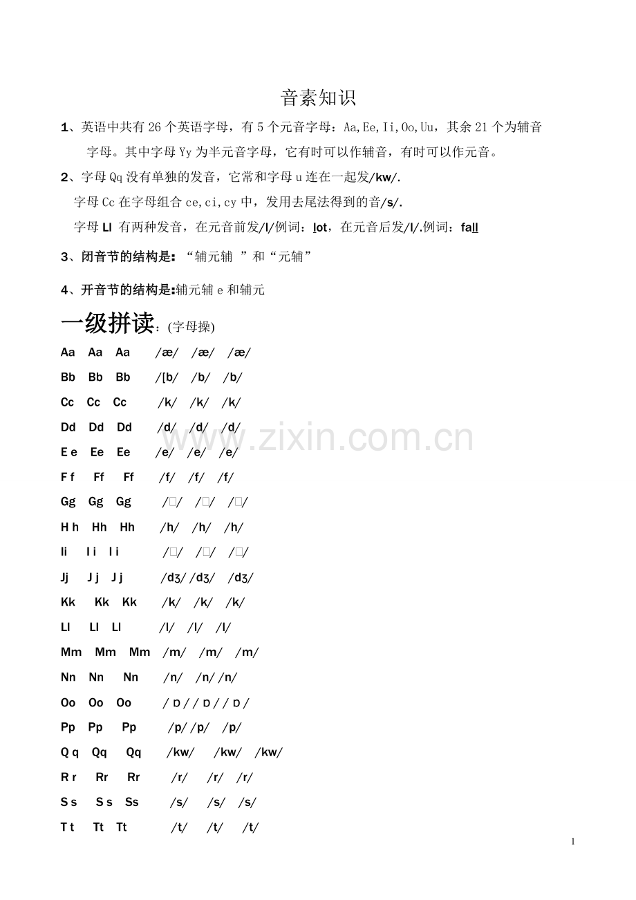 自然拼读资料.doc_第1页