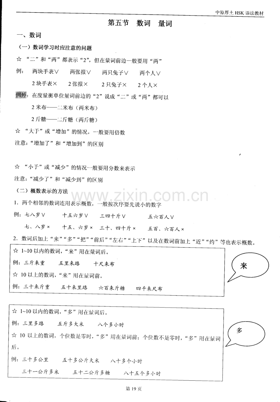 HSK-量词语法及联系.pdf_第1页