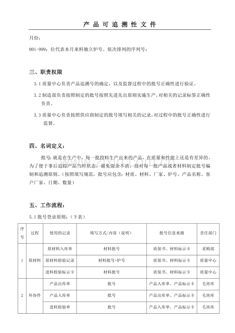 产品可追溯性管理规定.doc_第2页