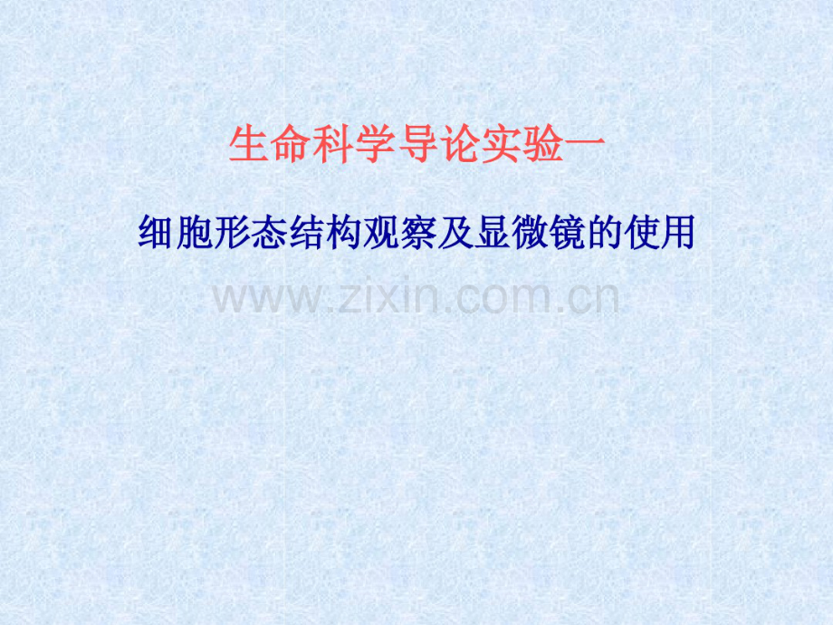生命科学导论实验-(3).pdf_第1页