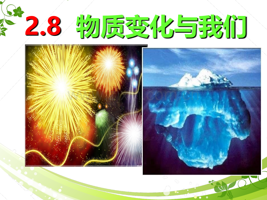 科学PPT课件2.8物质变化与我们.ppt_第1页