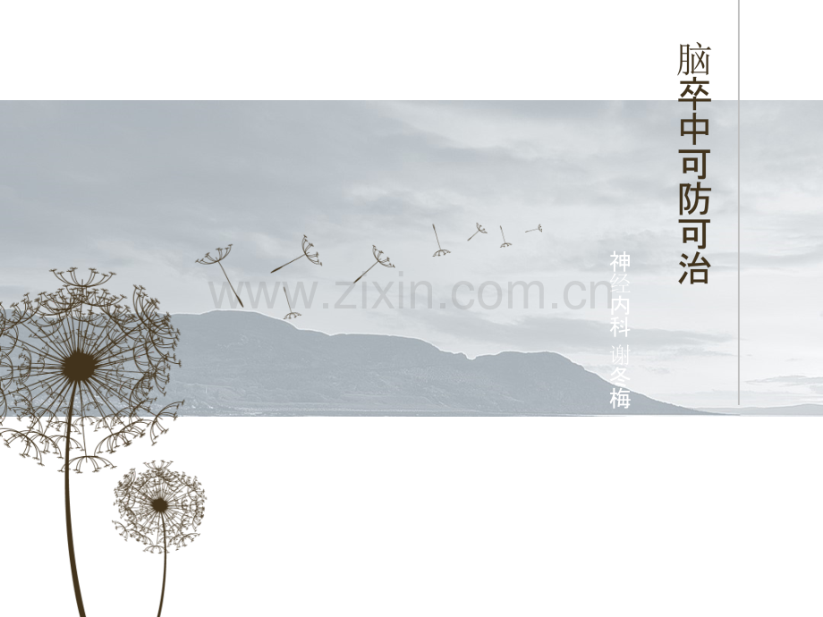 脑卒中健康宣教课件.ppt_第1页