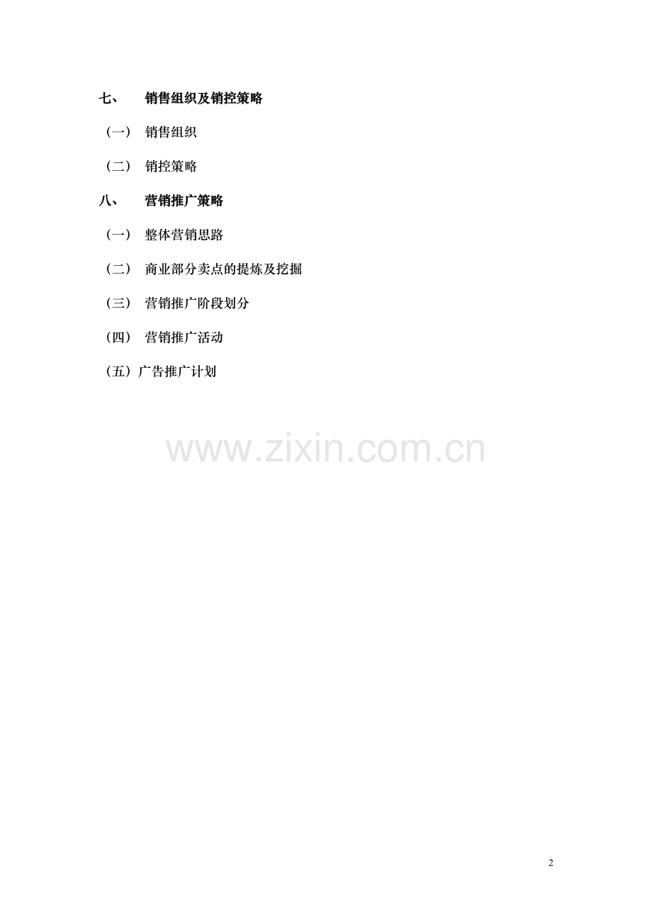 [金沙国际]商业部分营销推广策划报告.doc_第2页