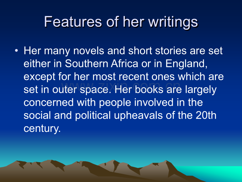 英美文学Doris-Lessing-(1919-).ppt_第2页