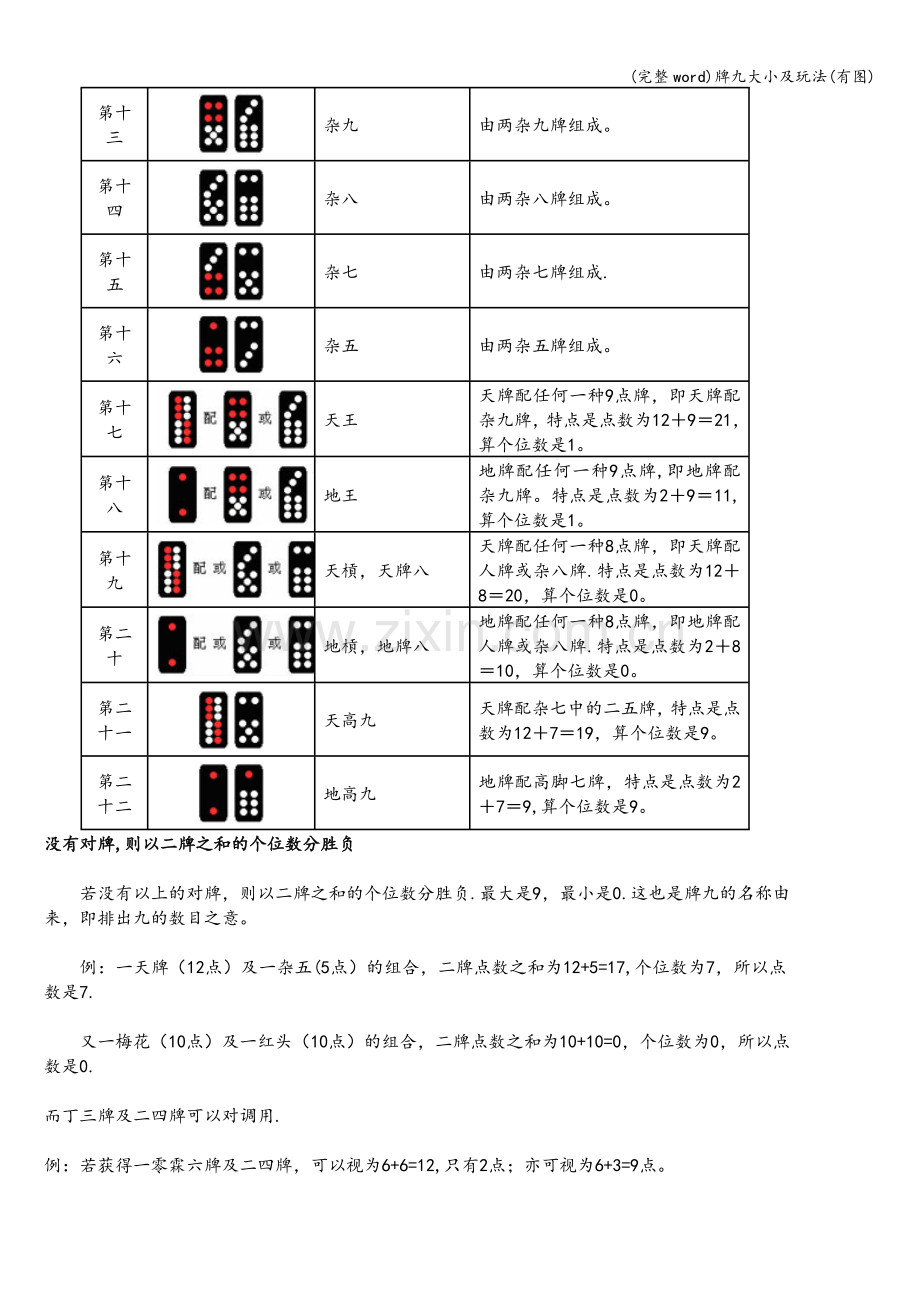 牌九大小及玩法(有图).doc_第2页
