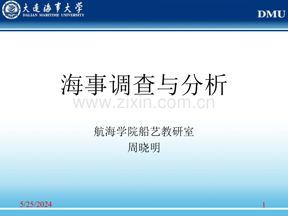 海事调查与案例分析100424.ppt_第1页