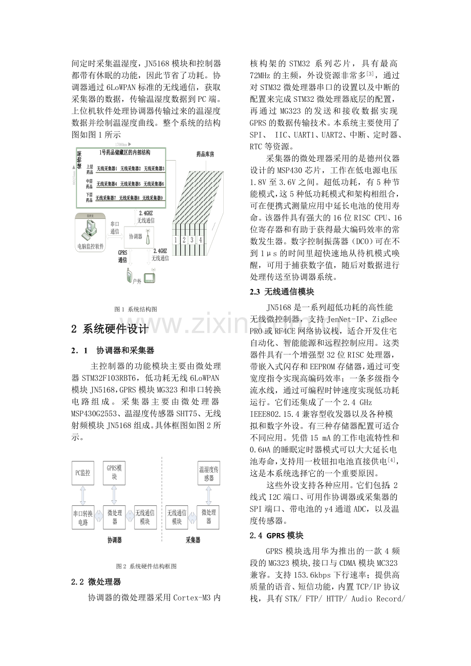药品库房温湿度监测系统的设计与实现.doc_第2页